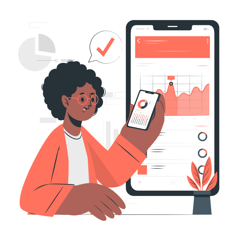 Représentation visuelle des données d'application